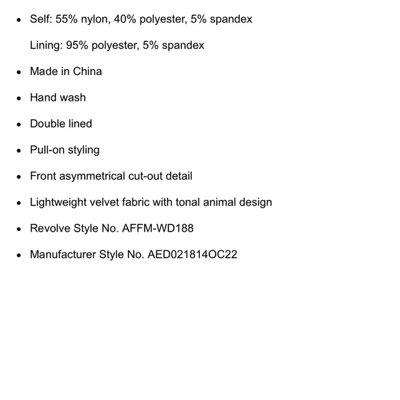 AFMR- Jolie Velvet Dress - Picture 3 of 4